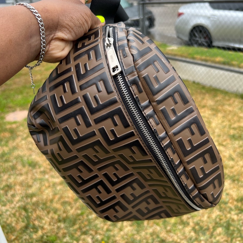 Fendi Belt Bag - Brown nappa leather belt bag - Picture 6 of 10